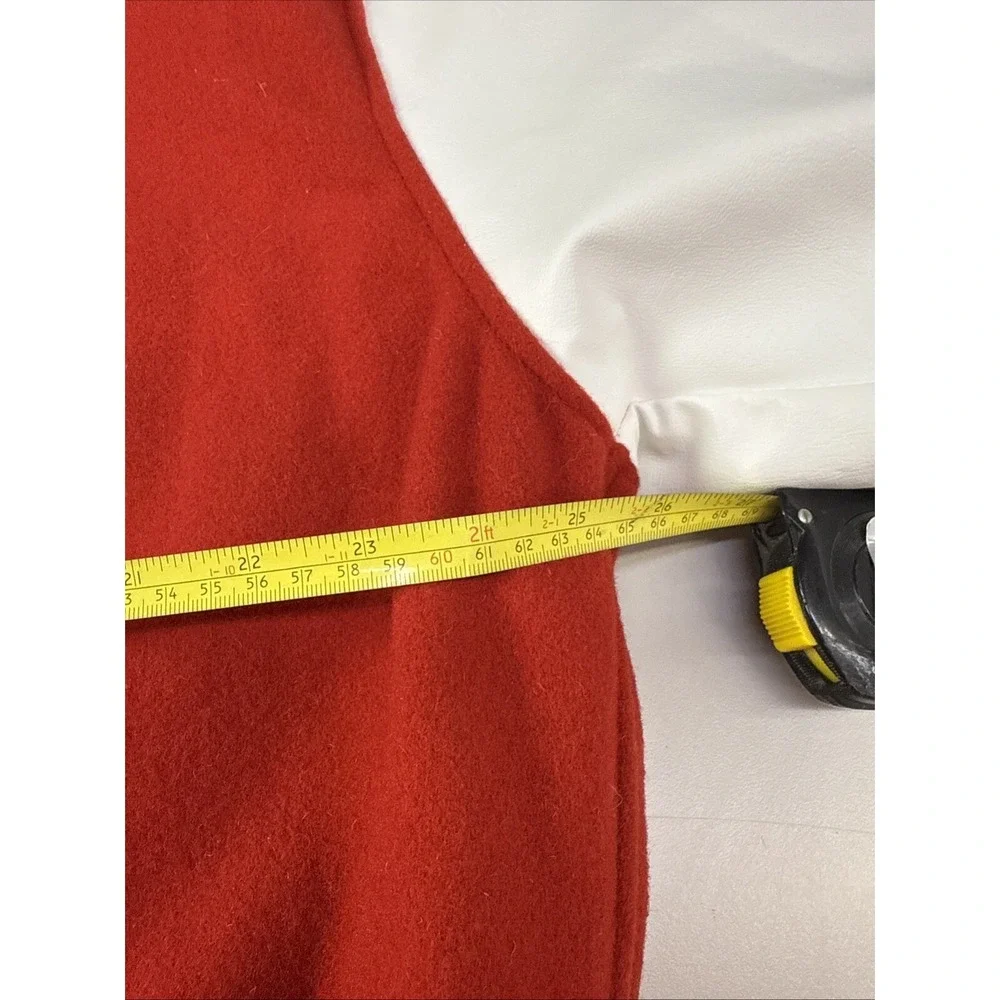 Maverick‎  Letterman Jacket Medium Red And White